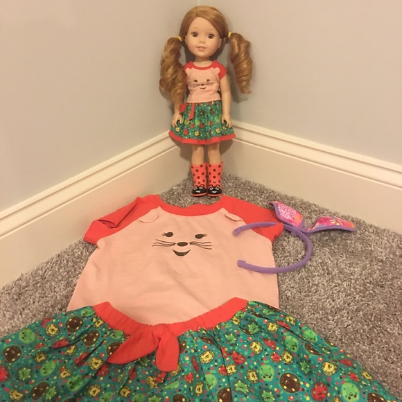 American Girl Toys Wellie Wishers American Girl Doll Willa Extras